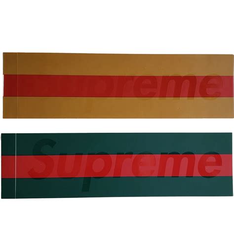 supreme gucci box logo transparent|gucci box logo stickers.